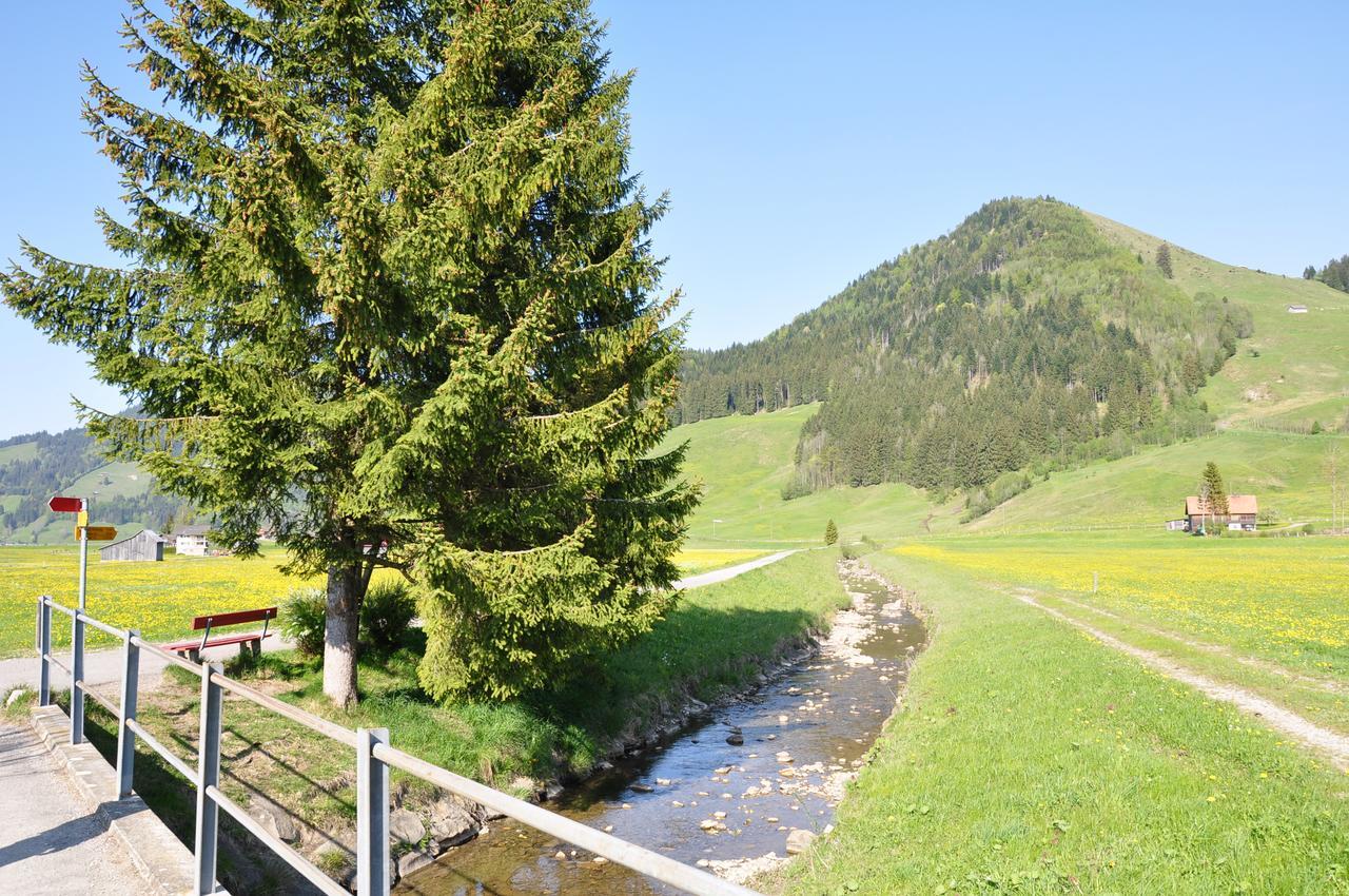 Hotel Garni Rosslipost Unteriberg Exterior photo