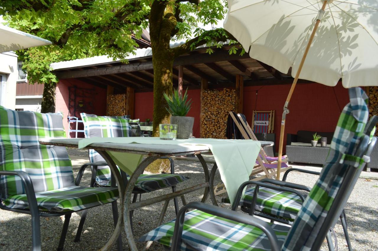 Hotel Garni Rosslipost Unteriberg Exterior photo